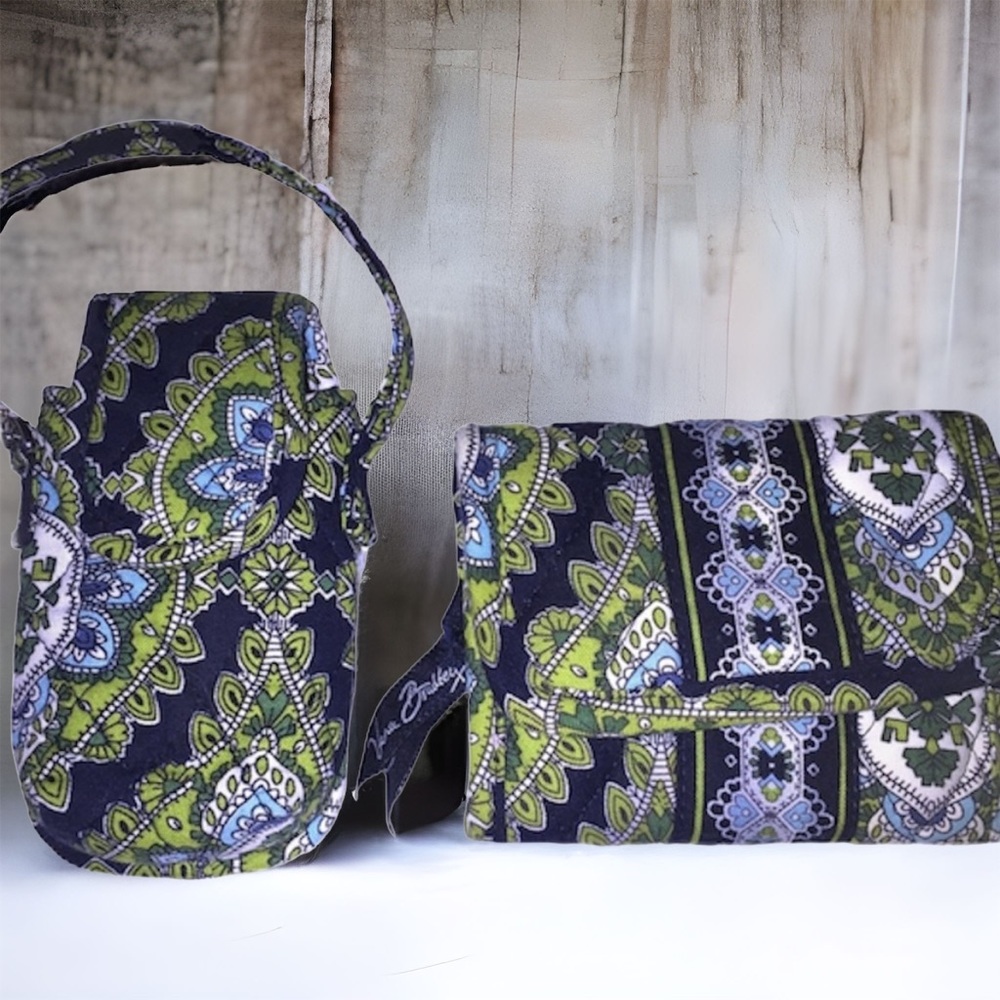 Vera Bradley Cambridge wallet and phone holder